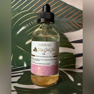 Aminnah 24k Gold Glow Oil with shimmer (shake!) NWT MSRP $58
